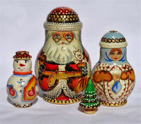 russian stacking dolls christmas